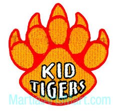 Patch- Kid Tiger Paw Print