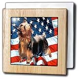 Silky Terrier - 6 Inch Tile Napkin Holder