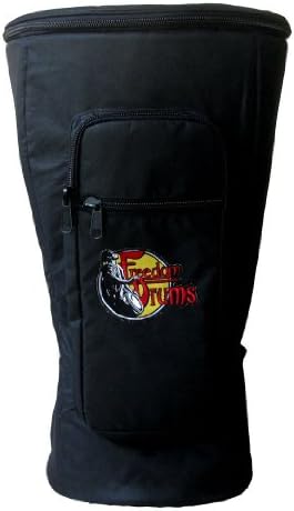Black Heavy Duty Djembe Case by Freedom Drums-26" x 16" (XXL)