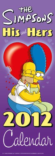 Official the Simpsons His Calendar 2012