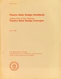 Passive Solar Design Handbook - Volume One of Two Volumes: Passive Solar Design Concepts (March 1980)