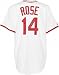 Pete Rose Autographed Jersey | Details: Cincinnati Reds, Majestic Cooperstown Collection, Authentic, Hit King Inscription