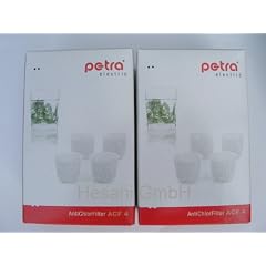 2 x 4 Stck. 8 Chlorfilter ACF4 Sparpreis Wasserfilter Aktivkohle Filter petra electric Padmaschine Antichlorfilter WMF10 versandkostenfrei
