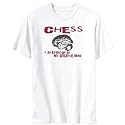 T-Shirt Mens White " Chess is an extension of my creative mind " Sports