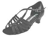 Gogo Dance Shoes - Black Leather 1.3" Heel