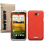 HTC ONE X LEDER HARDSKIN H�LLE IN ORANGE, COVERT RETAIL VERPACKUNGvon "COVERT"
