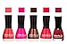 Fashion Bar Nail Polish in Pink,Rani Mazanta ,Chaclaty Brown ,Redish Pink,Mauve Shades RS.279.00
