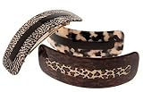 France Luxe Inlay Rectangle Volume Barrette