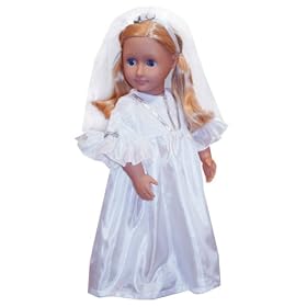 Click here to buy Princess Bride Doll Dress by Little Adventures.