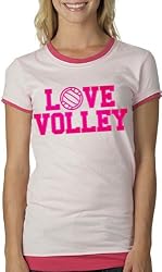 Love Volley Volleyball Layered Juniors T-Shirt