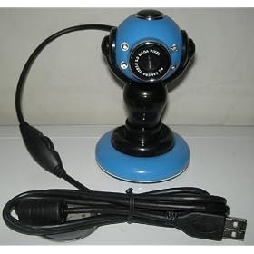 5.0 Mega Pixel Driverless USB Camera Webcam pour ordinateur PC avec 4 LED lampes-BLEU