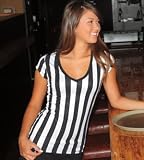 BRIGHTLINE LADIES DEEP V-NECK LONGER LENGTH REFEREE TEE