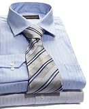 Donald Trump Non-Iron Textured Solid Dress Shirt- Spread Collar