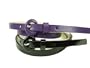 Charter Club Women's Narrow Belt - 2 Piece Set Black Patent/Purple Medium