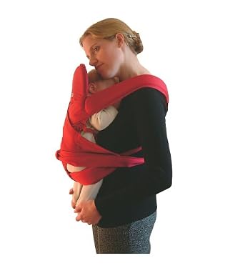 Wilkinet Baby Carrier in Twill Cotton - Redcurrant