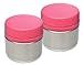 LunchBots Rounds Leak Proof Stainless Steel Food Containers Set of 2, 8 ounce, Pink