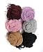 Doily-knit Acrylic Fringed Scarf In Fancy Gift Box With Free Shipping Image #6