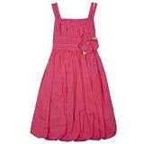 Sweet Heart Rose Sleeveless Bubble Dress, Minx Pink, 12 Months