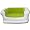 Smart Air Beds Rave Inflatable Love Seat Sofa (white W/micro-suede Lime Green Center) Image #1