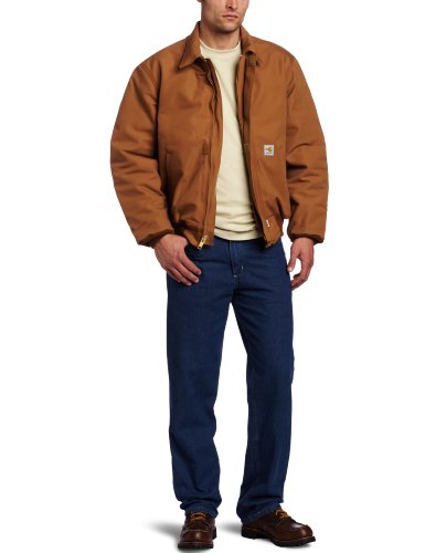 Cheap Prices ! for Carhartt Men's Flame Resistant Heavyweight Duck Bomber Jacket, Carhartt Brown, X-Large