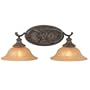 Royce Lighting RV2250/3-82 Belcaro 3-Light Vanity with Cream Sandblasted Glass, Gilded Imperial Silver