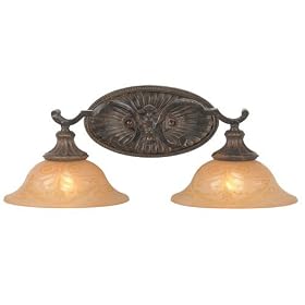 Royce Lighting RV2250 3-82 Belcaro 3-Light Vanity with Cream Sandblasted Glass, Gilded... by Royce Lighting