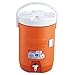 Rubbermaid Water Cooler, 12 1/2dia x 16 3/4h, Orange - one cooler.