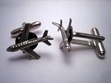 Airplane S cufflinks by classic cufflinks
