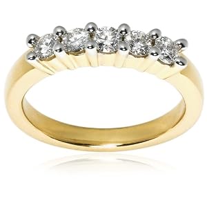 5 Stone Settings, Yellow Gold