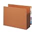 Smead End Tab File Pocket, Letter, Straight, 5.75-Inch Expansion, Dark Brown, 10 per Box (73691)
