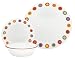 Kitchen & Housewares : Corelle Livingware Hot Dots Amazon.com Exclusive 18-Piece Dinnerware Set, Service for 6