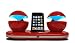 Speakal iCrystal Stereo iPod Docking Station with 2 Speakers (Red)