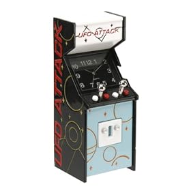 Classic Arcade Game Miniature Clock