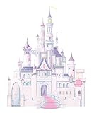RoomMates RMK1546GM Disney Princess Glitter Castle Peel & Stick Giant Wall Decal