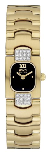 BWC Swiss Damen Armbanduhr mit Steinen 20154.51.03