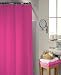 Refresh Fuchsia Water Repellent Polyester Shower Curtain Including 12 Curtain Rings