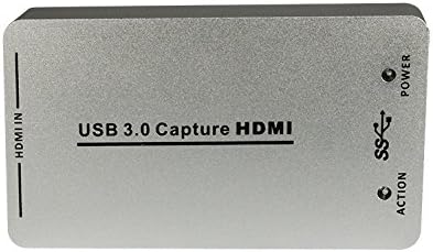 Shemya HDMI to USB3.0 Video Capture Dongle, Easy to Carry,USB3.0, 300-350MB/s Throughput,Compatible with USB 2.0