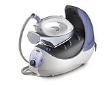 DeLonghi VVX 2100 Druckdampfb&uuml;gelstation weiss/blau 5 bar kontinuierlich bef&uuml;llbar 180 gr / min Turbo Dampfabgabe maximal 2200 W