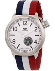 Vestal Unisex CAN3N01 Canteen Zulu Red White Blue Watch