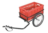 Fahrradanhänger Handkarren MONZ 60 kg belastbar Faltbox 45 Liter