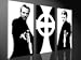 Bild auf Leinwand BOONDOCK SAINTS Kunstdruck als Wandbild auf keilrahmen, by Tom Harris, Leinwanddruck Bilder fertig zum Aufhängen AUFGESPANNT. amazon - Vergleichbar mit einem Ölbild oder Gemälde - kein Poster oder Fototapete 130x80cm #e1896
