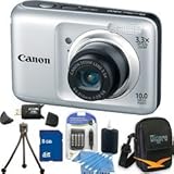 Canon Powershot A800 Digital Camera (Silver) 10MP, 3.3x Optical Zoom Lens 3 ....