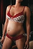 HOTmilk Cherry Bomb Chic Red Maternity Bra and Bikini Briefs