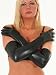 SeXy Wet Look Black Gloves Opera 20 inches Long