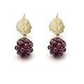 Raspberries Stud Earrings by Michael Michaud