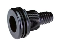 Lifegard Aquatics 1-Inch Slip Bulkhead Fit Kit with Insert

