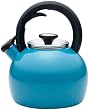 KitchenAid Teakettle Porcelain Enamel on Steel Globe Kettle, 2-Quart,Turquoise
