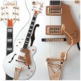 White Falcon I Hollow Body Electric Guitar (Gloss White)
