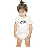 Organic Baby One-Piece, 6-12 Months, Baby Ninja In Training Decal