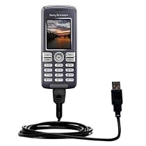 Classic Straight USB Cable for the Sony Ericsson k510c with Power Hot Sync and Charge capabilities - Gomadic Brand w/ TipExchange Technology